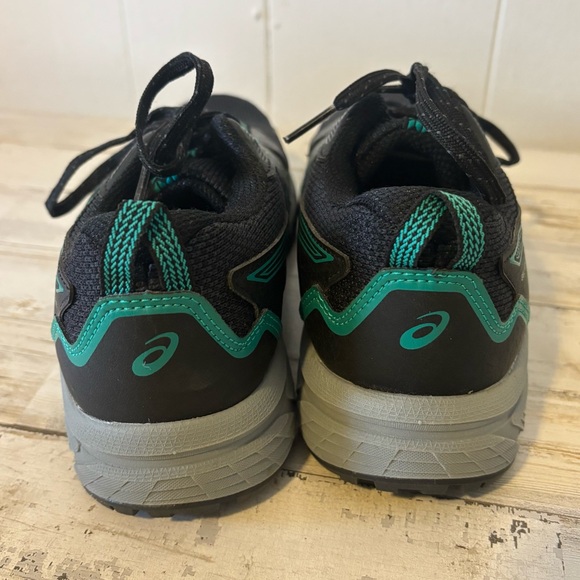 Asics Gel Venture 8 Trail Running Shoes Black/Teal Women’s Size 6 - Picture 5 of 10